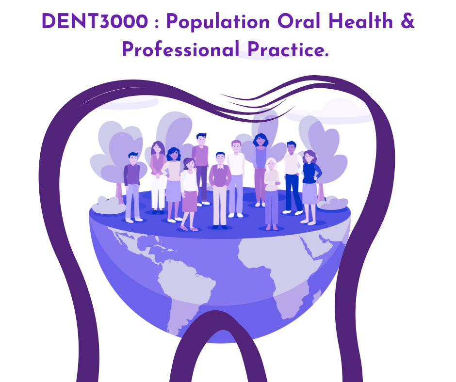 [DENT3000] Population Oral Health and Professional Practice I (Herston). Semester 1, 2024 DENT3000